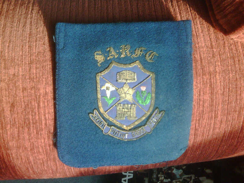 photo.jpg - Blazer badge with the S.A.R.F.C. added.