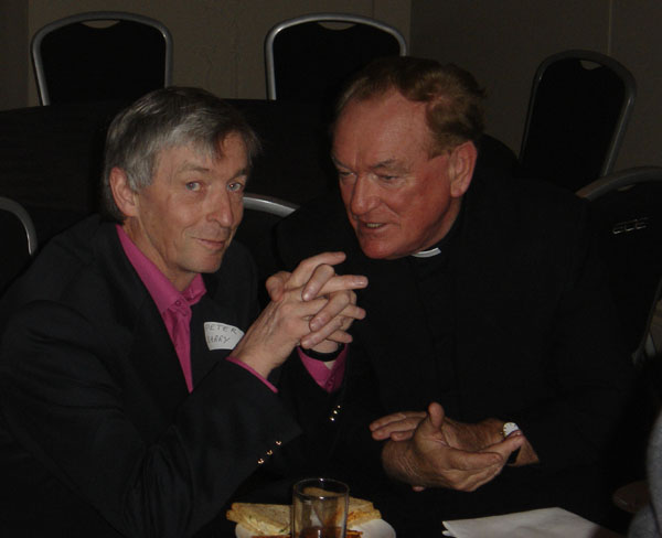 Nov06002.jpg - Peter Barry and Br Kelly at the reunion, Nov 2006.